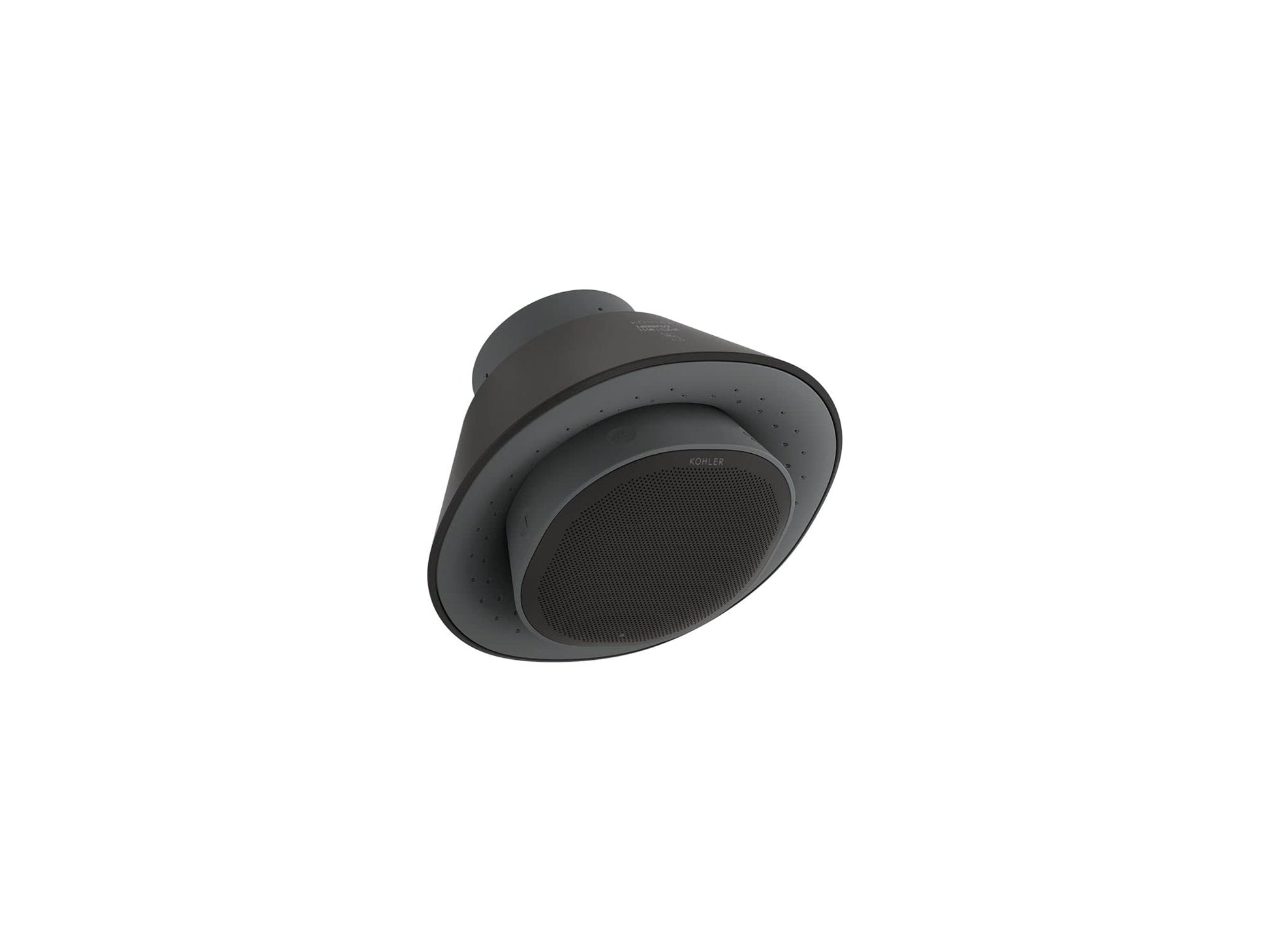 Kohler Moxie Showerhead and Waterproof Bluetooth Wireless Speaker, 2.5 gpm - Matte Black