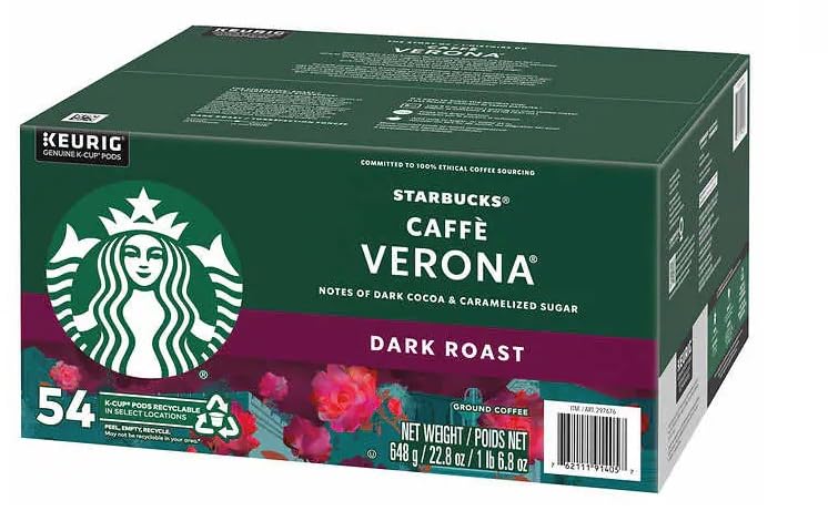 Starbucks Caffe Verona, Dark, 54-Count