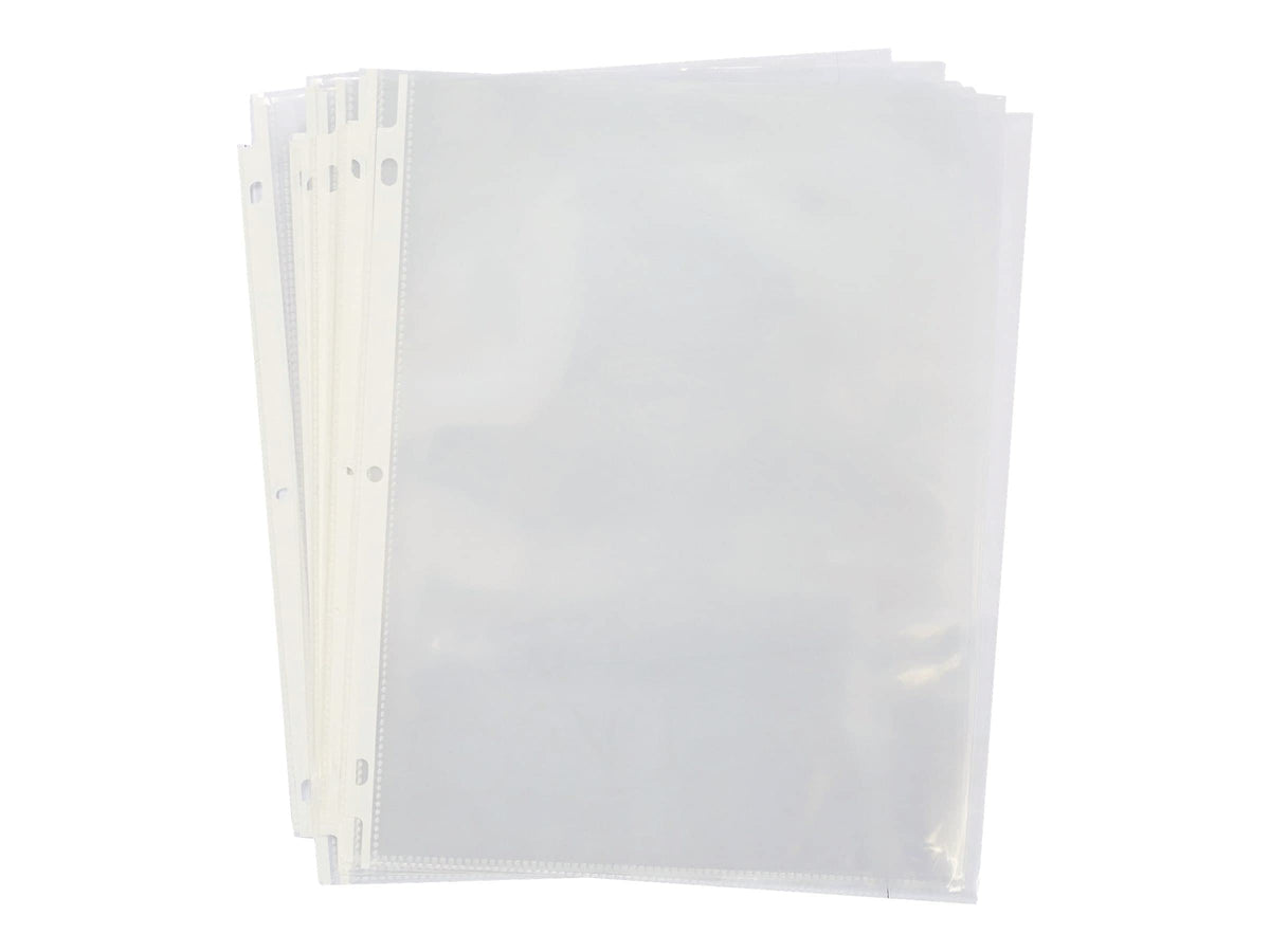 Universal UNV21125 Standard Top-Load Poly Sheet Protectors - Letter, Clear (100/Box)