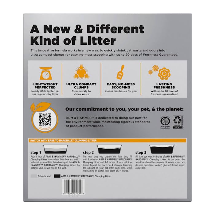 Arm & Hammer, Clumping Litter Multi-Cat, 168 Ounce