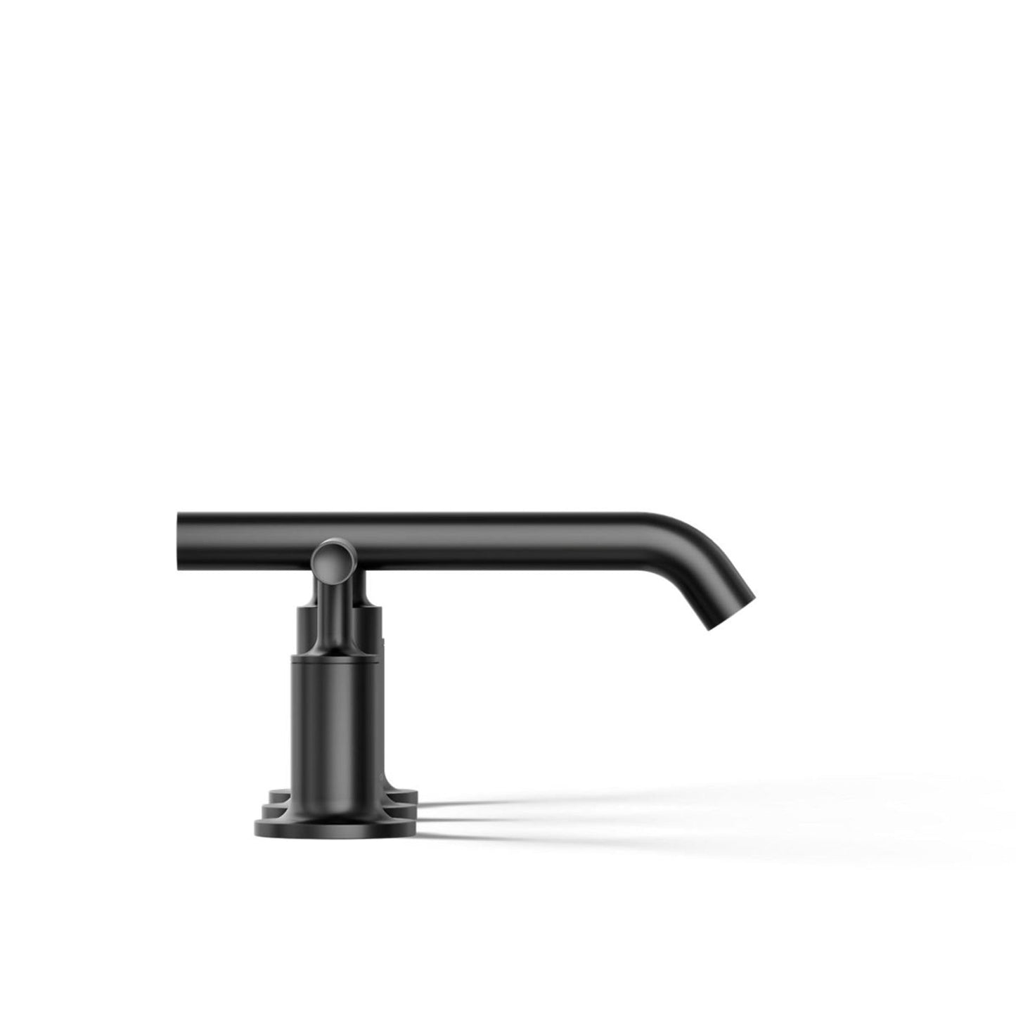 KOHLER Purist Widespread Bathroom Sink Faucet with Low Lever Handles and Low Spout