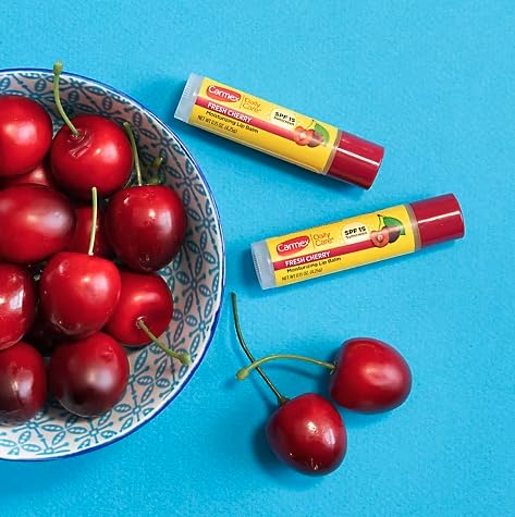 Carmex - 10 Count Variety Pack Daily Care Moisturizing Lip Balm SPF15 (3 Strawberry, 2 Fresh Cherry, 2 Wintergreen) and 3 Classic Lip Balm Medicated SPF15