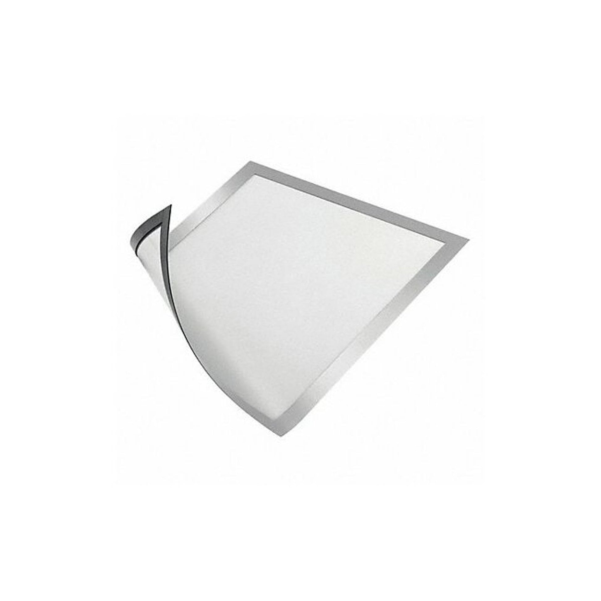 Durable Duraframe Magnetic Sign Holder, 8.5 X 11, Silver Frame, 2/Pack