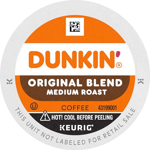Dunkin' Original Blend Medium Roast Coffee, 10 Keurig K-Cup Pods