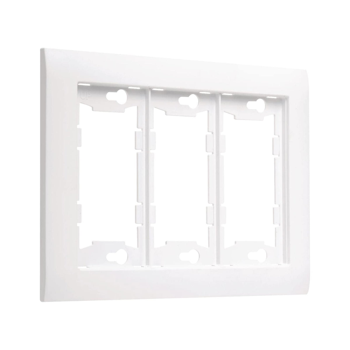 TayMac A3000W Allure Nonmetallic Wallplate Frame with Gang, White