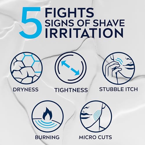 NIVEA MEN Sensitive Cool Shave Gel with Seaweed and Chamomile Extracts, Alcohol Free Shaving Gel for Men Protects and Provides Cool Sensation, 3 Pack of 7 Oz Cans