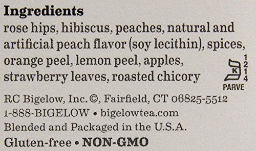 Bigelow Tea Peach Tea, 20 Count