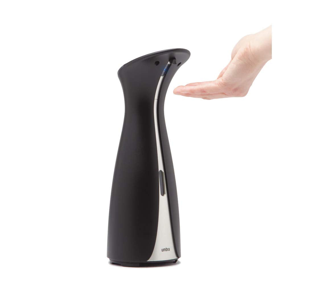 Umbra Otto Automatic Soap Dispenser Touchless, Hands Free Pump for Kitchen or Bathroom, 8.5 oz, Black