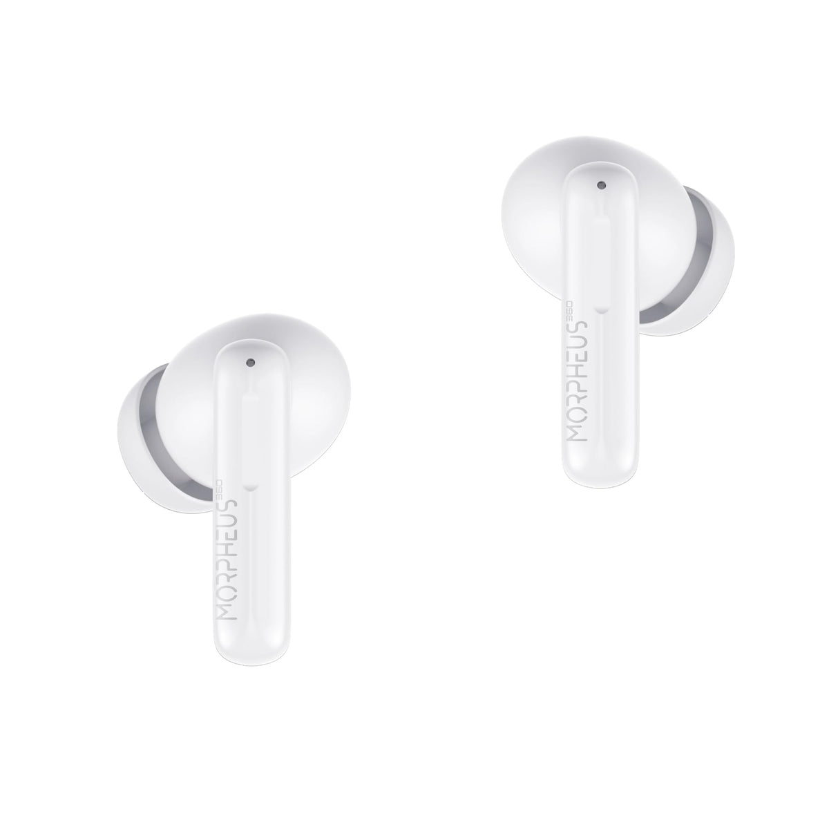 Nemesis ANC Wireless Noise Cancelling Headphones TW2750W, in Ear Blueooth Earphones, Pure White