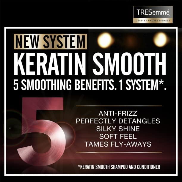 Tresemme Keratin Smooth Heat Protect Spray 8 Ounce (235ml) (2 Pack)