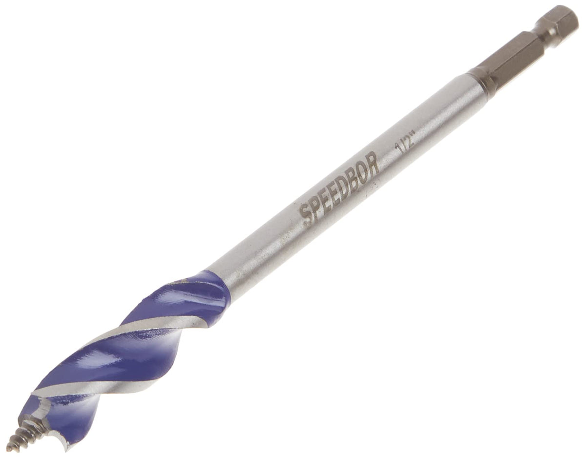 IRWIN SPEEDBOR Tri Flute Wood Drill Bit 1/2" X 6"(3041001)