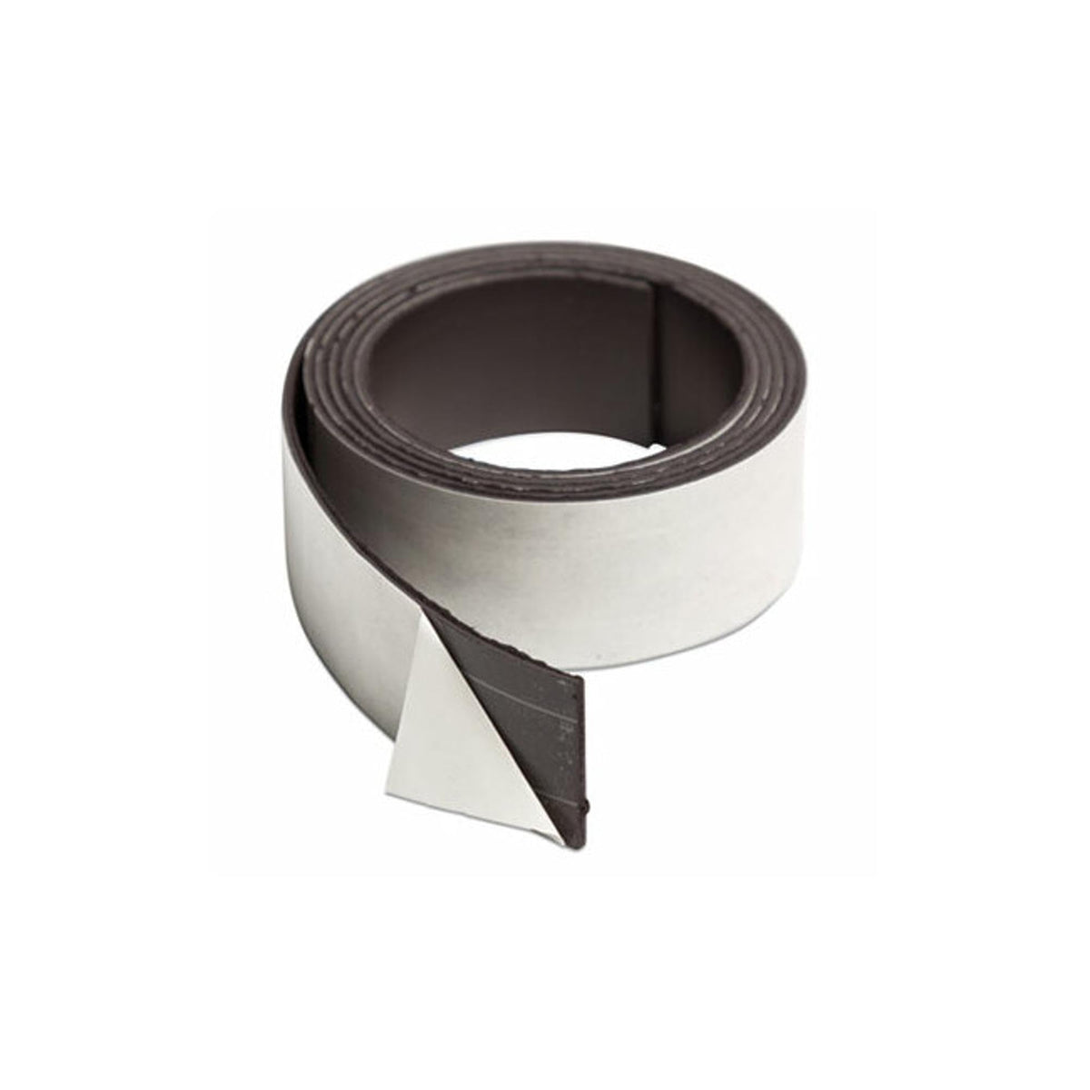 U Brands Magnetic Adhesive Tape Roll, Black, 1" X 4'