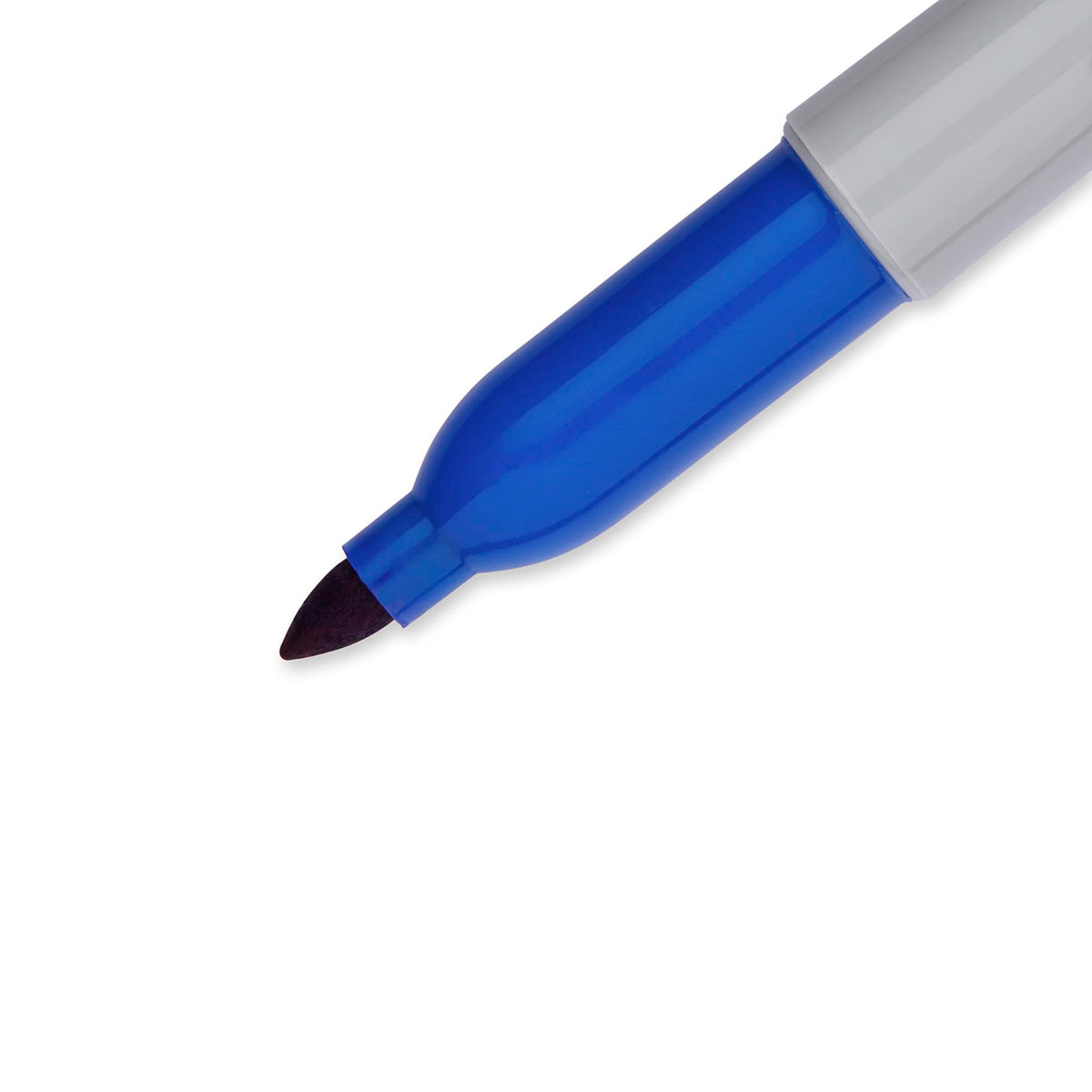 Sharpie Permanent Markers, Fine Point, Blue, Box of 36