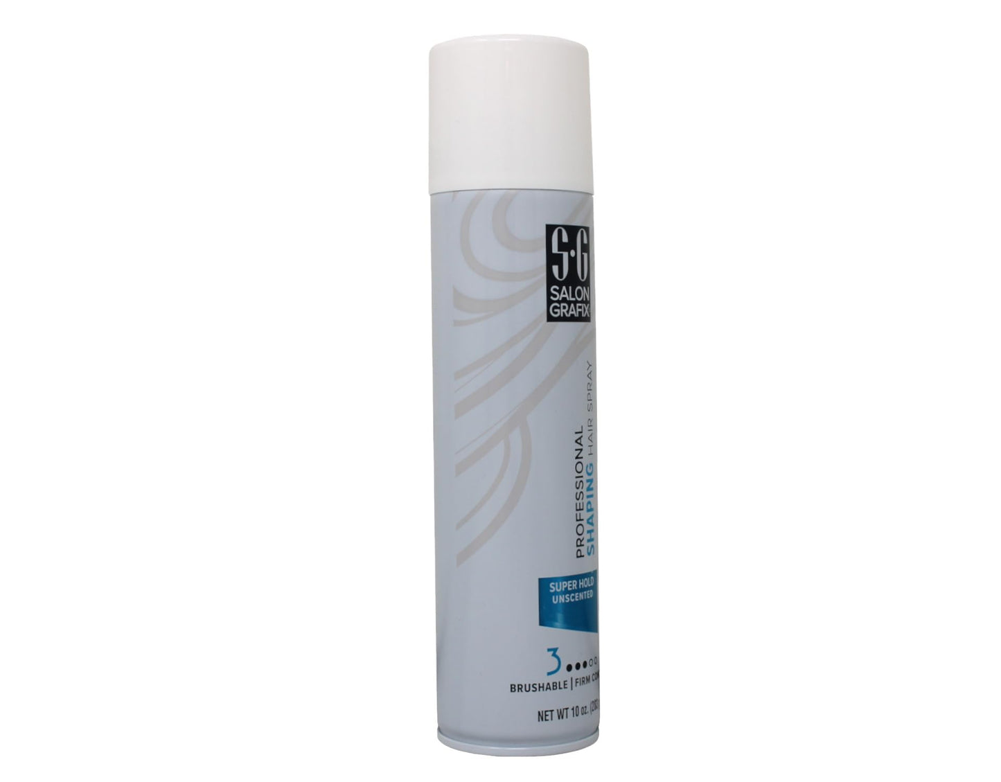 Salon Grafix Shaping Hair Spray Super Hold Unscented 10 oz (Pack of 6)