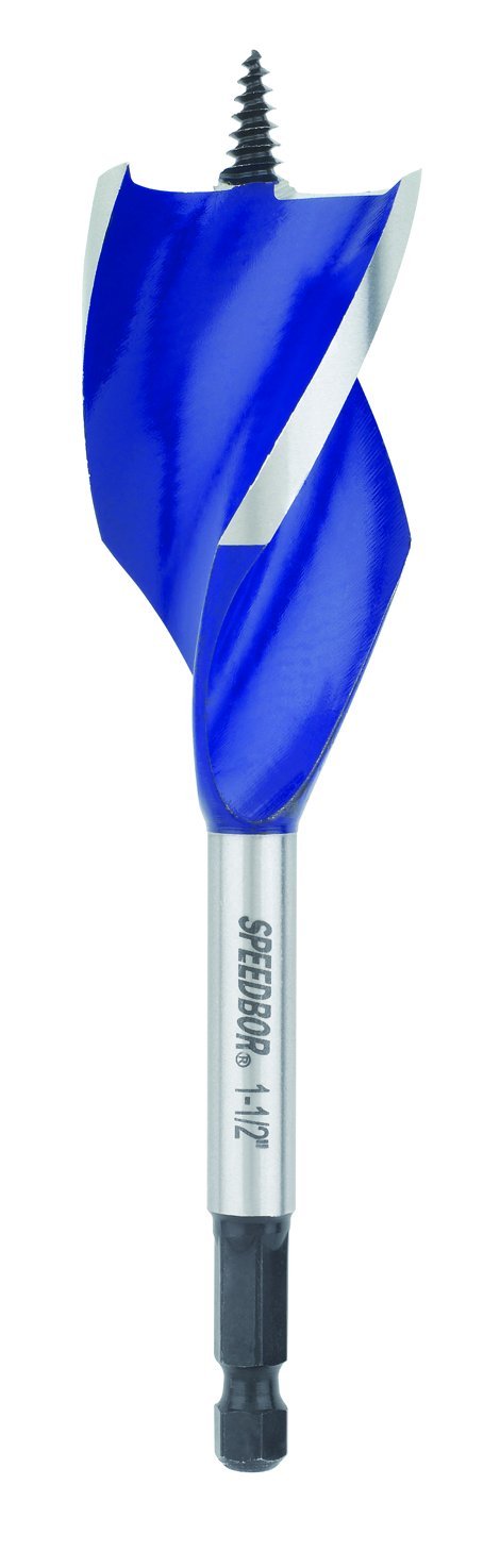 IRWIN SPEEDBOR Drill Bit, 1-1/2-Inch x 6-Inch (3041021), Black