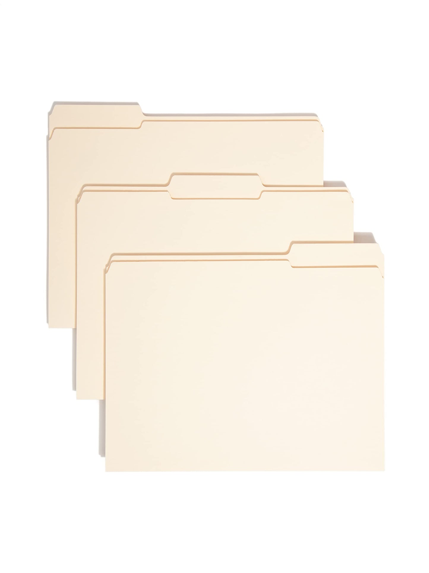 Smead File Folder, Reinforced 1/3-Cut Tab, 1-1/2" Expansion, Letter Size, Manila, 50 Per Box (10405)