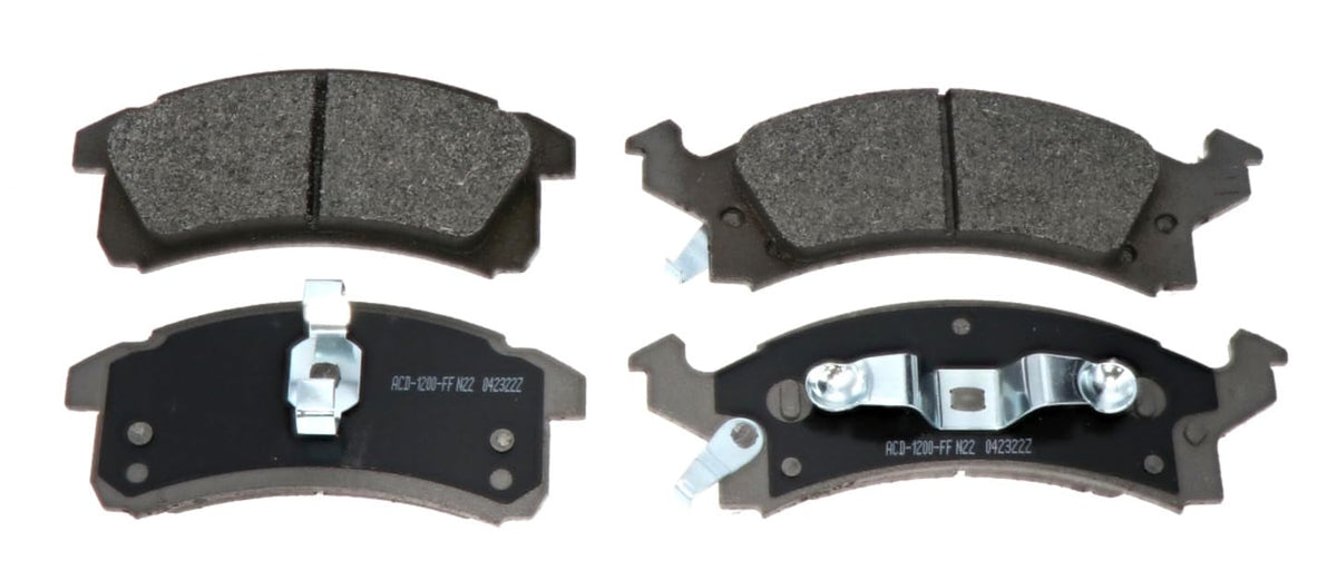 ACDelco Silver 14D506M Semi-Metallic Front Disc Brake Pad Set with Wear Sensor