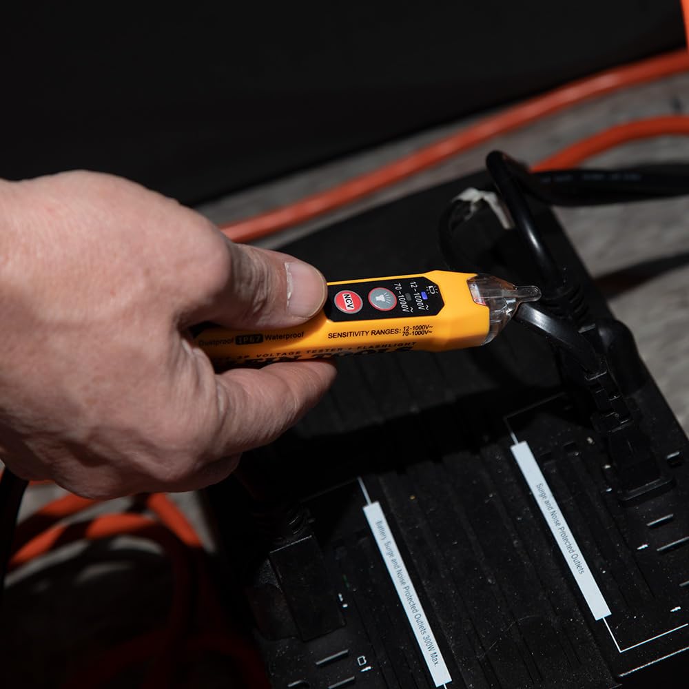 Klein Tools 80030 Rechargeable Headlamp and Non-Contact Voltage Tester with Flashlight Tool Kit, 2-Piece