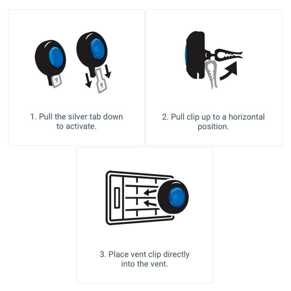 Armor All FRESHfx Car Air Freshener Vent Clip, 4-PACK (Twilight Mist)