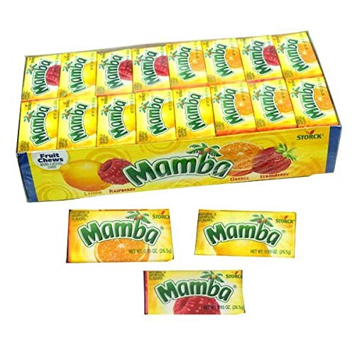 Mamba Fruit Chews Candy, 48 Count (Pack of 1)