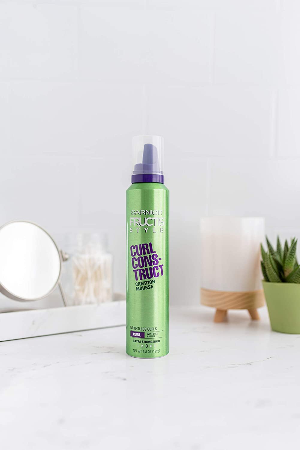 Garnier Fructis Style Curl Construct Creation Mousse Extra Strong Hold, 6.80 Ounces