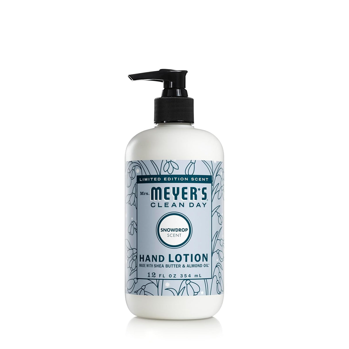 Mrs. MEYER'S CLEAN DAY Hand Lotion, Snowdrop Scent, 12 Ounce Bottle