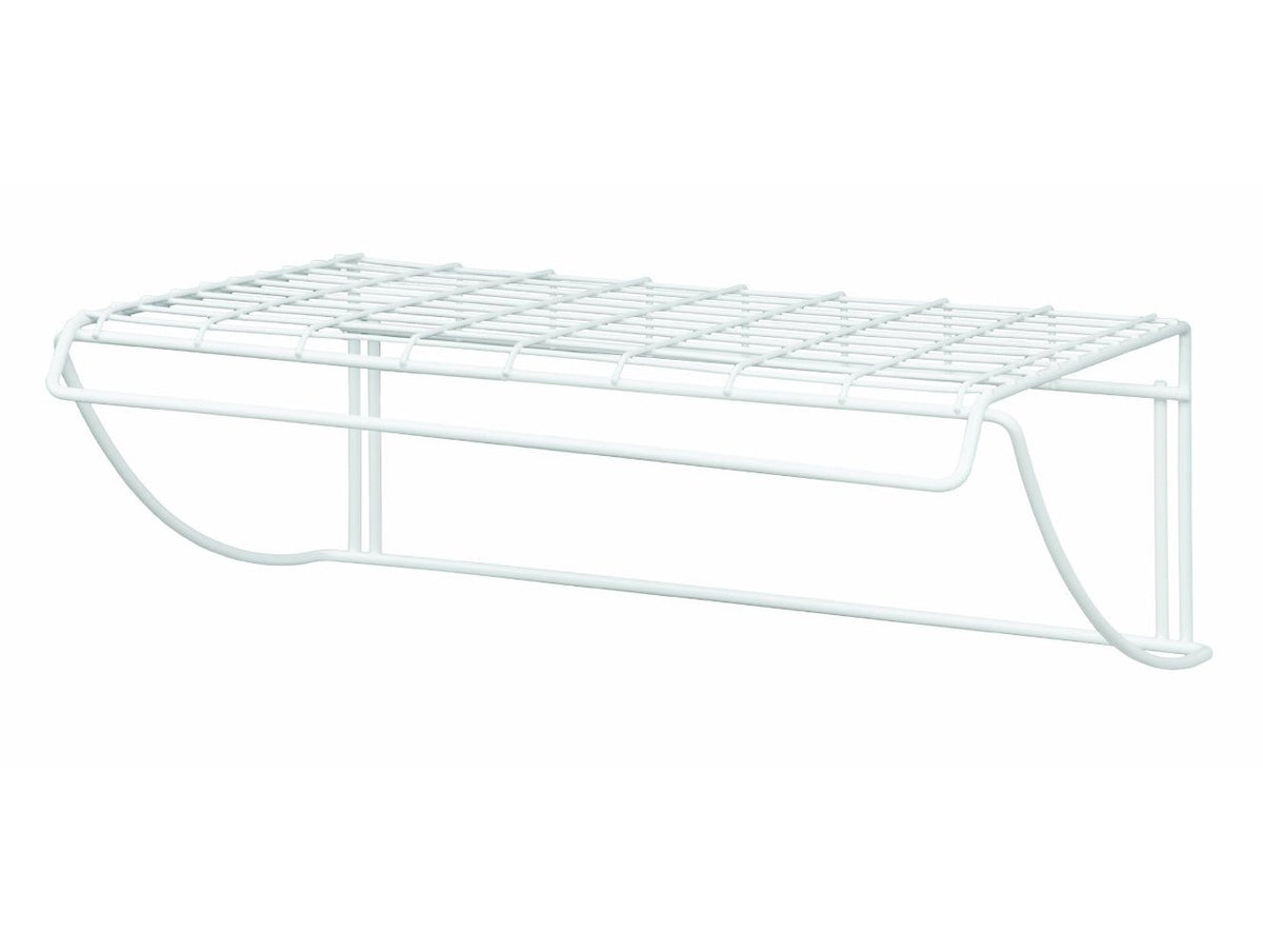 ClosetMaid 8278 18-Inch Wide Laundry Utility Hanger Shelf , White