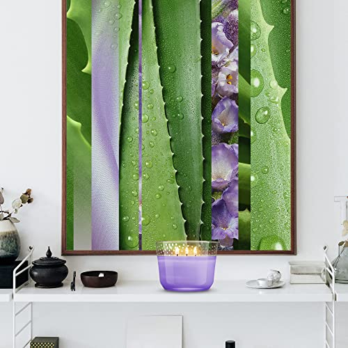 Glade Tranquil Lavender & Aloe 3-Wick Candle, 6.8 Oz, 3 Count
