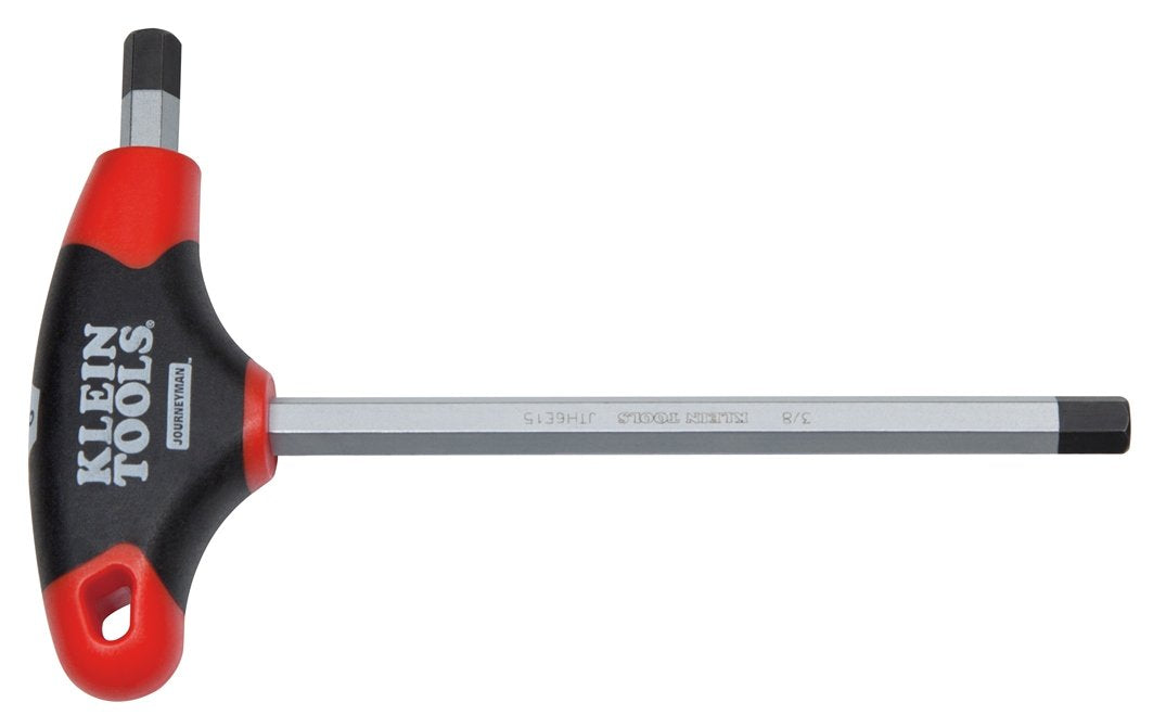 Klein Tools JTH9E08 1/8-Inch Hex Key, Journeyman T-Handle, 9-Inch
