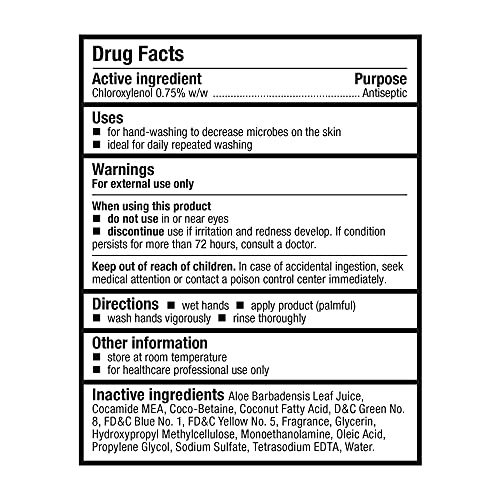 CLOROX Healthcare AloeGuard Antimicrobial Hand Soap for Healthcare Professionals - Liquid Hand Wash for Everyday Use with Aloe Vera to Soothe & Moisturize Hands, 18 Fl Oz - 12 Pack