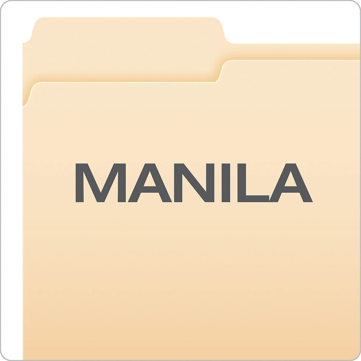 Pendaflex Double Stuff File Folders, Letter Size, Manila, 50 per Box (54459EE)