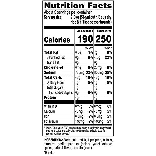 Near East Rice Pilaf Mix, Spanish Rice, 6.75oz Boxes (12 Pack)