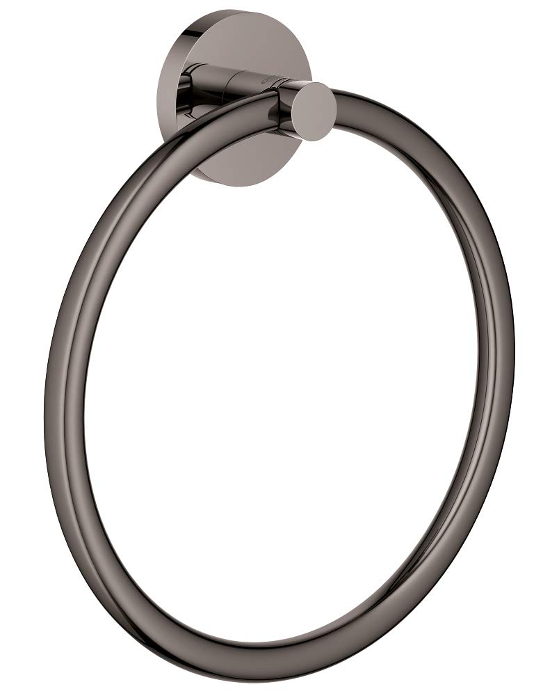 Essentials Towel Ring, Hard Graphite