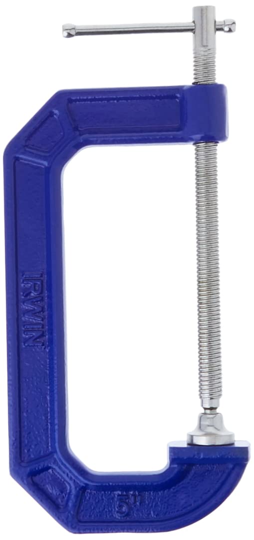IRWIN Tools QUICK-GRIP C-Clamp, 5-inch (225105)