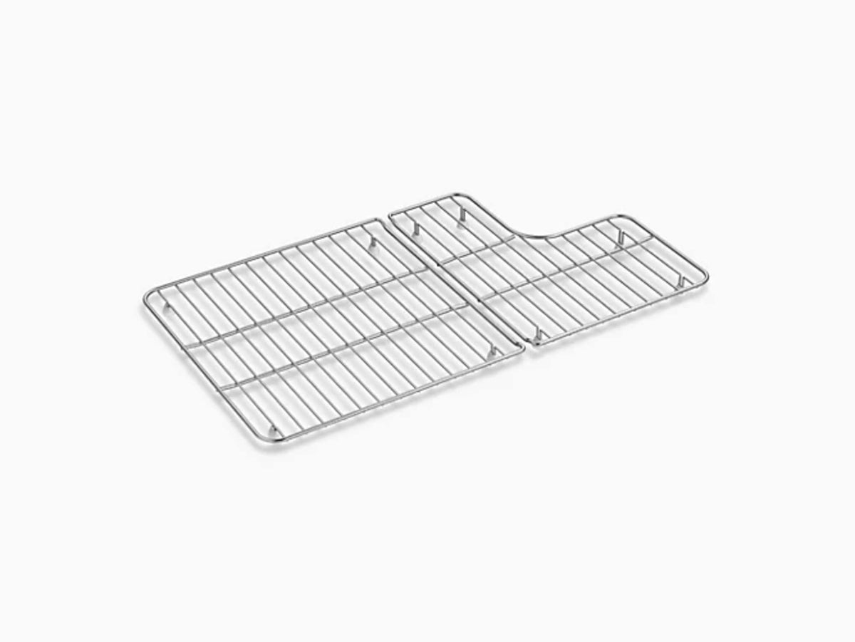 KOHLER 6449-ST Sink Racks for Whitehaven K-5826 and K-5827 Sinks, Stainless Steel