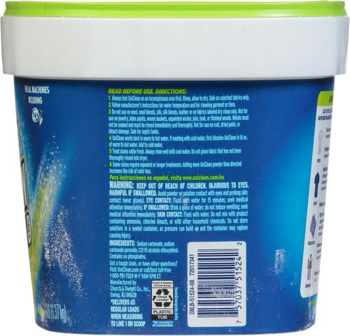 OxiClean Versatile Stain Remover Free, 3 lbs.