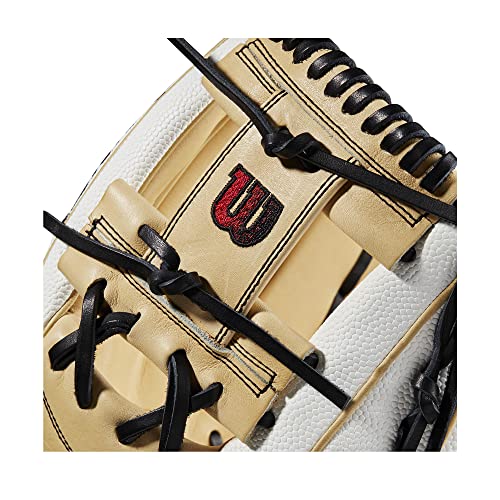 WILSON 2023 A2000Â® H12SS Fastpitch Glove - 12", Right Hand Throw, Infield, White/Blonde