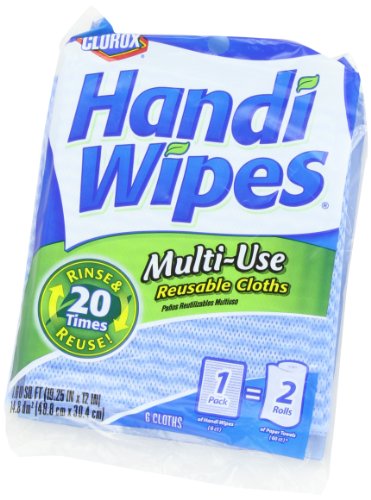 Clorox Handi Wipes Multi-Use Reusable Cloths, 6 Count (Pack of 5)