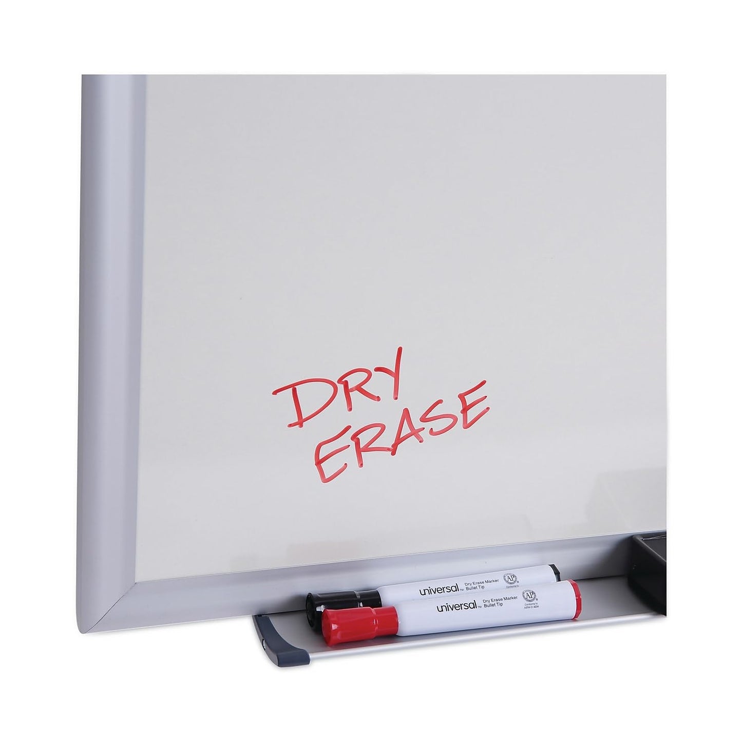 Universal 43627 Dry Erase Board, Melamine, 96 x 48, Satin-Finished Aluminum Frame