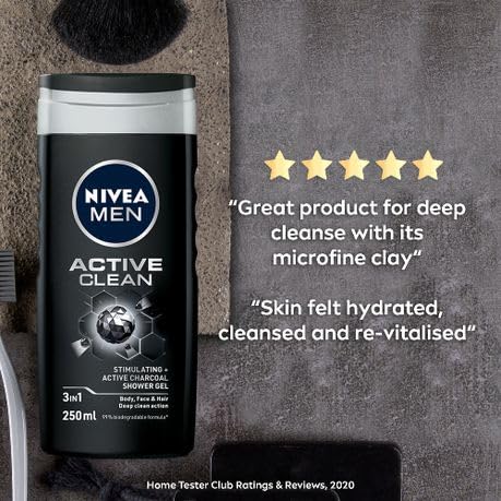 Nivea Men Active Clean Shower Gel(250 ml)