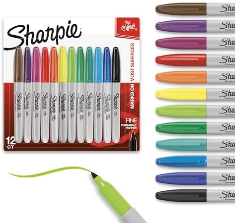 Sharpie Fine Marker 12 pk Assorted product image 1