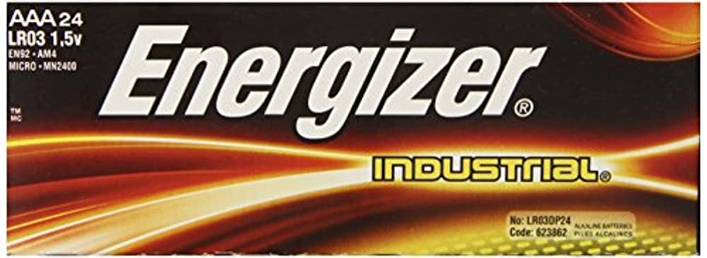 Energizer Industrial AAA Alkaline Batteries 24 per Box EN92