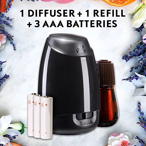 Air Wick Essential Mist Diffuser Mist Kit, Lavender & Almond Blossom 1 ea (Pack of 4)