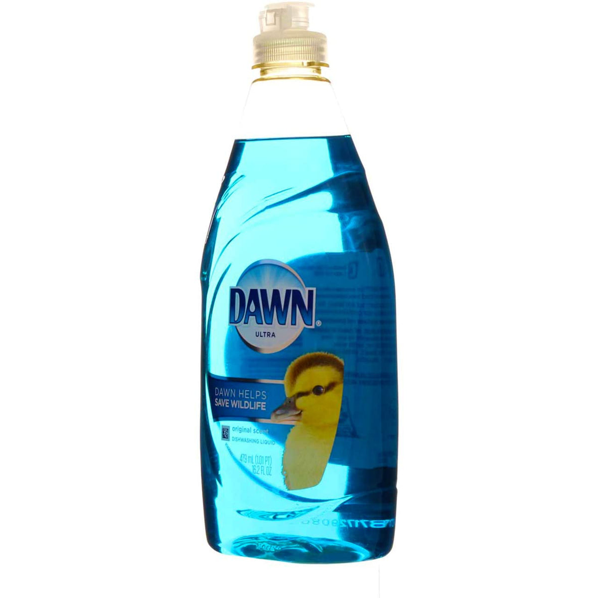 Dawn Ultra Original Dish Detergent Liquid Blu Plastic Squeeze Btl Rp, 16.2 Ounce