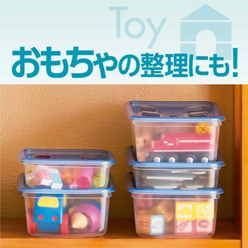 Ziplock Container Square 700ml 2 Pieces x 3 Pieces Set