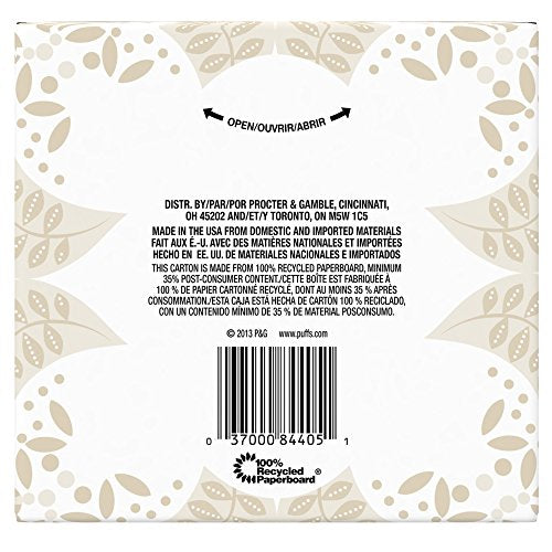 Puffs Basic Facial Tissues; 64 Count; 1 Cube Box (64 Tissues In Box)