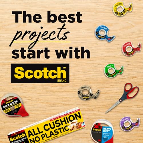 Scotch Magic Tape, 6 Rolls with Dispenser, Numerous Applications, Invisible, Engineered for Repairing, 3/4 x 1000 Inches, Boxed (810K6C38)
