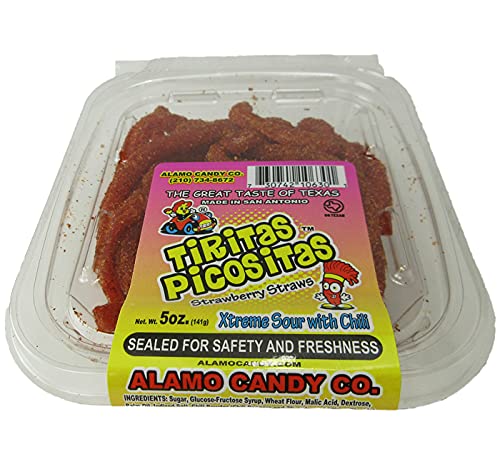 Alamo Candy, Tiritas Picositas, 5 Oz, Count 1 - Sugar Candy