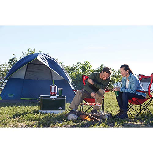 Coleman Sundome Camping Tent with Rainfly, 2/3/4/6 Person Tent Sets Up in 10 Mins, Weatherproof Shelter for Camping, Festivals, Backyard, Sleepovers, & More