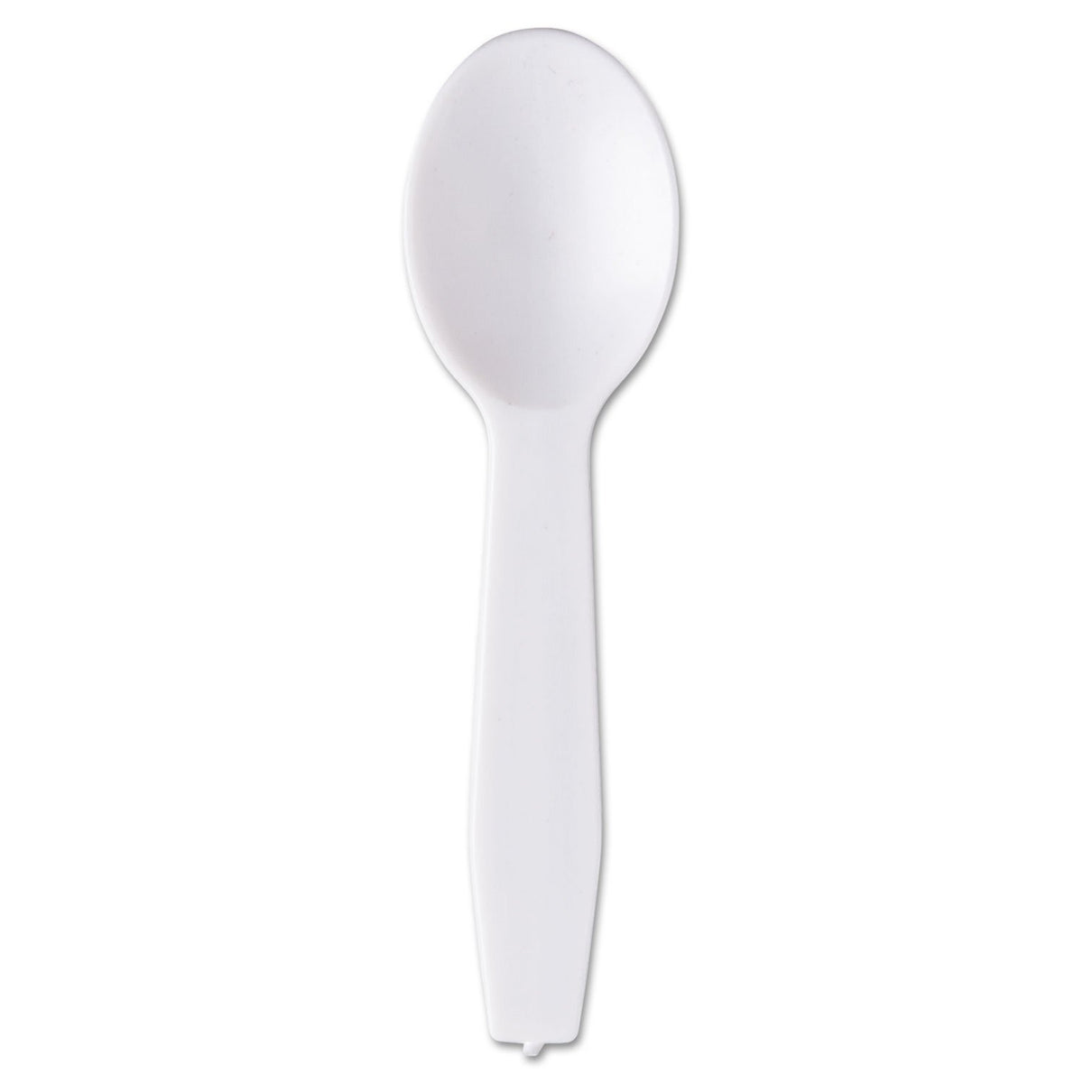 AmerCareRoyal Unwrapped Disposable Polystyrene Plastic Taster Spoons for Samples, Restaurants and Catering, 3", White, Pack of 3000